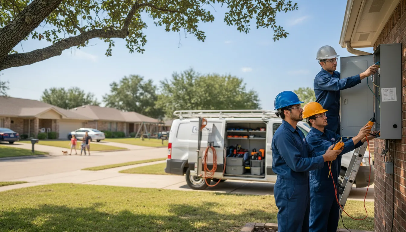 Certified electrician providing emergency electrical services in Sidman, PA